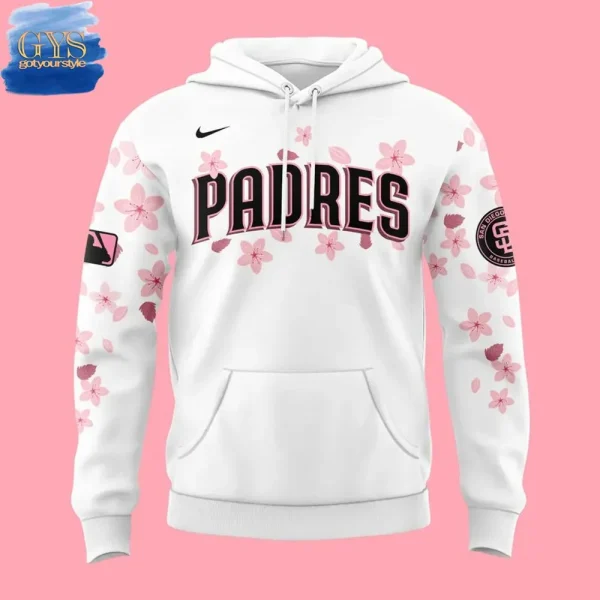 Padres Cherry Blossom Premium Special Edition Hoodie - Image 2
