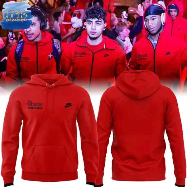 St. John’s Red Storm Red Black Uniform Limited Edition Hoodie