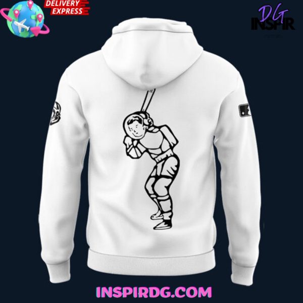 New York Yankees x BBC Special White Hoodie - Image 3