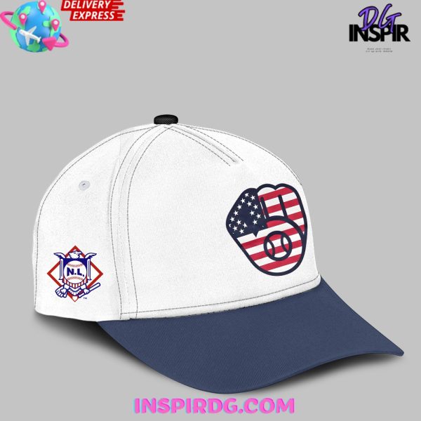 Special Happy 4th Of July Milwaukee Brewers Hoodie - Image 4
