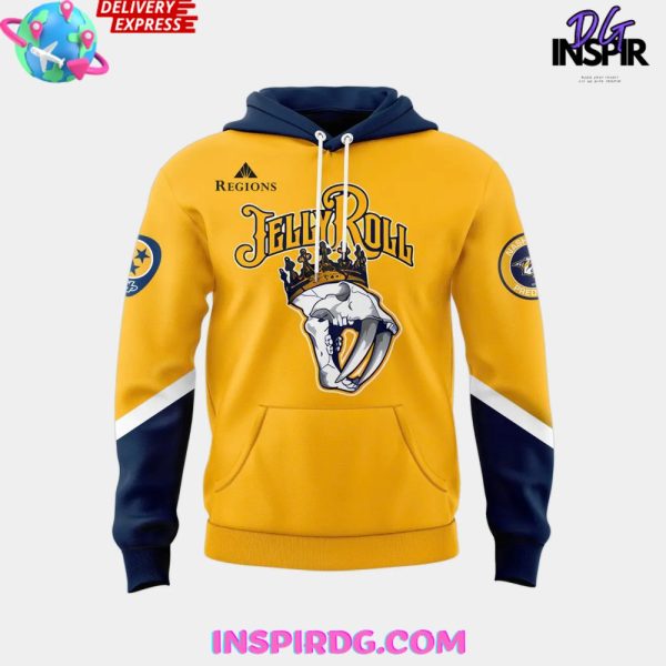 Nashville Predators x Jelly Roll 2025 Hoodie - Image 2
