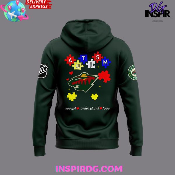 Minnesota Wild Down Syndrome Awareness 2025 Hoodie - Image 3