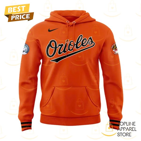 2025 Baltimore Orioles Full Orange Uniform Hoodie - Image 2
