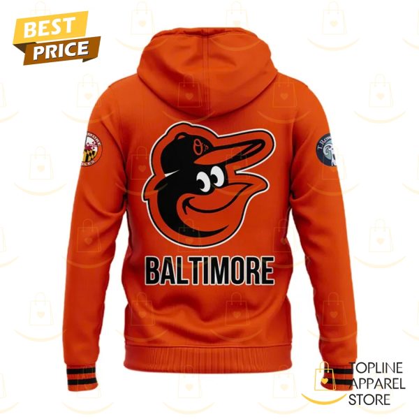 2025 Baltimore Orioles Full Orange Uniform Hoodie - Image 3