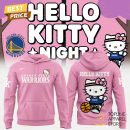 2025 Golden State Warriors Basketball x Hello Kitty Night Hoodie