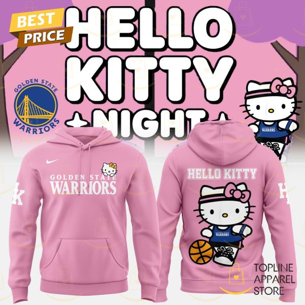 2025 Golden State Warriors Basketball x Hello Kitty Night Hoodie
