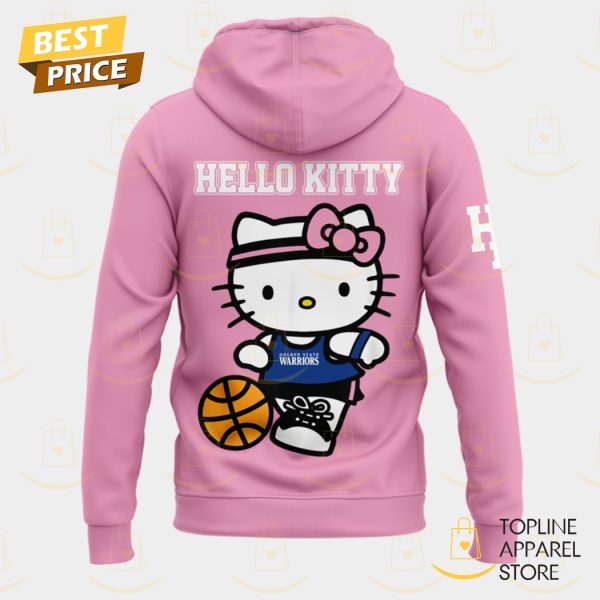 2025 Golden State Warriors Basketball x Hello Kitty Night Hoodie - Image 3