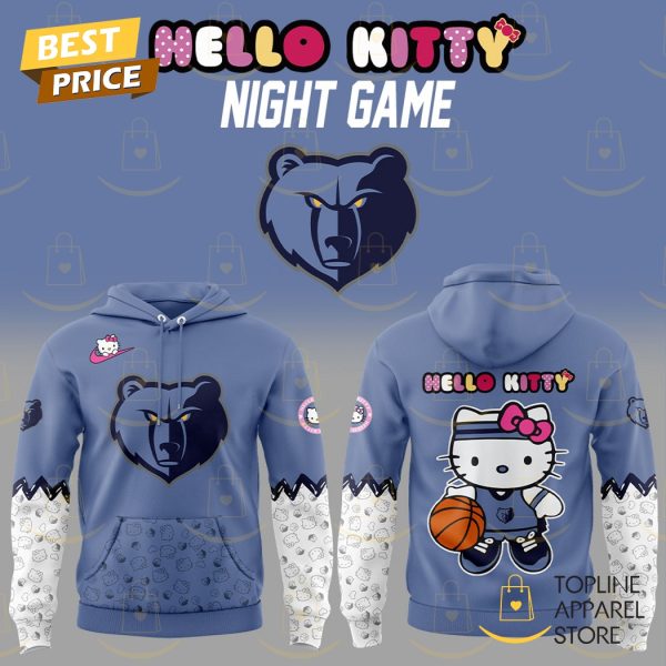 2025 Memphis Grizzlies x Hello Kitty Night Game Hoodie