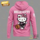 2025 Miami Heat Basketball x Hello Kitty Night Hoodie - Pink