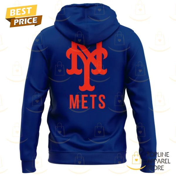 2025 New York Mets Baseball Hoodie - Blue - Image 2