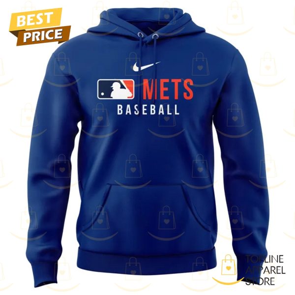 2025 New York Mets Baseball Hoodie - Blue - Image 3