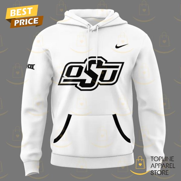 2025 OSU Cowgirl Softball Logo Hoodie - White - Image 2