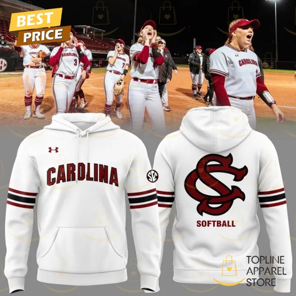 2025 South Carolina Gamecocks Softball Hoodie - White