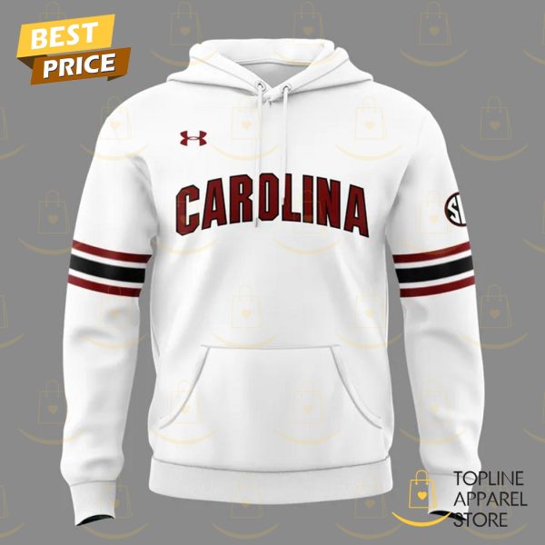 2025 South Carolina Gamecocks Softball Hoodie - White - Image 2