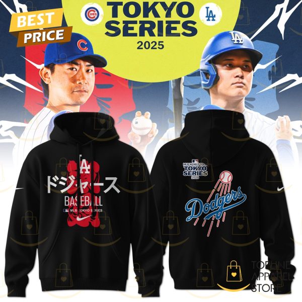 2025 Tokyo Series Tour Los Angeles Dodgers Hoodie - Black