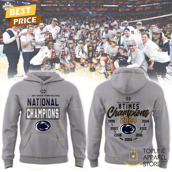 8 Time National Penn State Nittany Lions Women Volleyball Champions 2024-2025 Hoodie