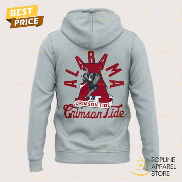 Alabama Crimson Tide Logo Design Hoodie - Image 3