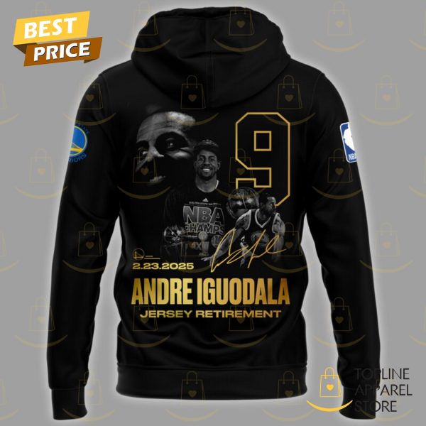 Andre Iguodala 9 Forever Golden State Warriors 4X Champs Signature Hoodie - Image 3