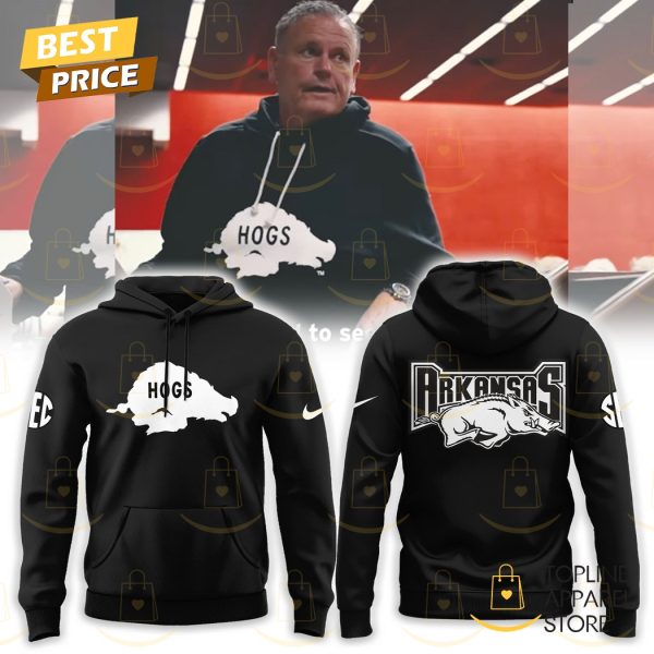 Arkansas Razorbacks - Hogs Design Hoodie - Black