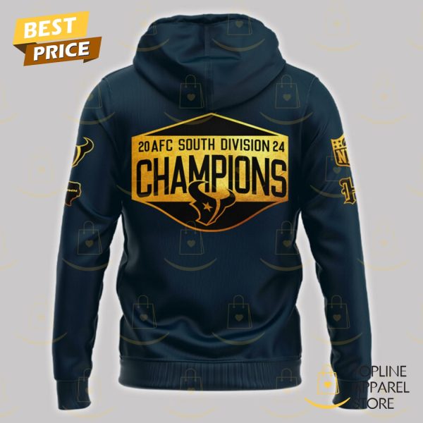 Back To Back 2024-2025 AFC South Division Champions Houston Texans Hoodie - Image 3