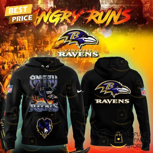 Baltimore Ravens 2024-2025 Angry Runs Derrick Henry Hoodie