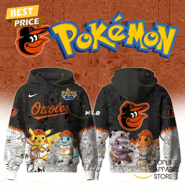 Baltimore Orioles x Po Ke mon Go Tokyo Series 2025 Hoodie