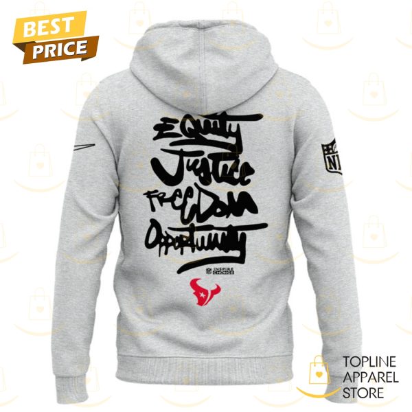 Be A Change Maker Houston Texans Hoodie - Image 3