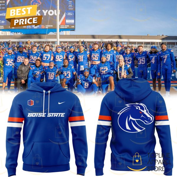 Boise State Broncos Football Team Hoodie - Blue