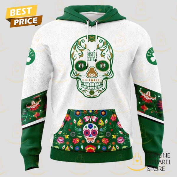 Boston Celtics x Dia De Muertos 2024-2025 Hoodie - Image 2