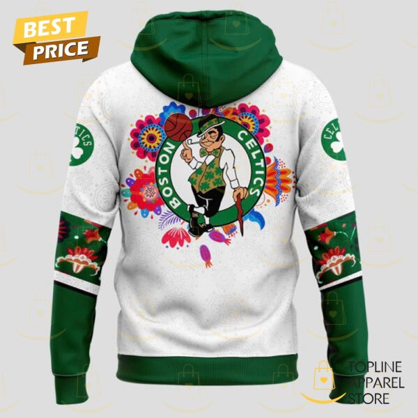 Boston Celtics x Dia De Muertos 2024-2025 Hoodie - Image 3