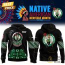 Boston Celtics 2024-2025 Native American Heritage Month Hoodie