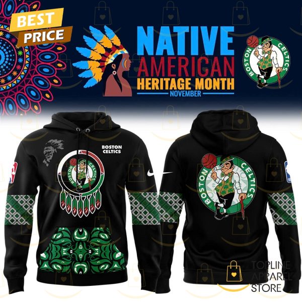 Boston Celtics 2024-2025 Native American Heritage Month Hoodie