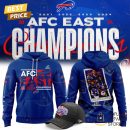 Buffalo Bills 2024-2025 AFC East Division Champions Hoodie - Blue