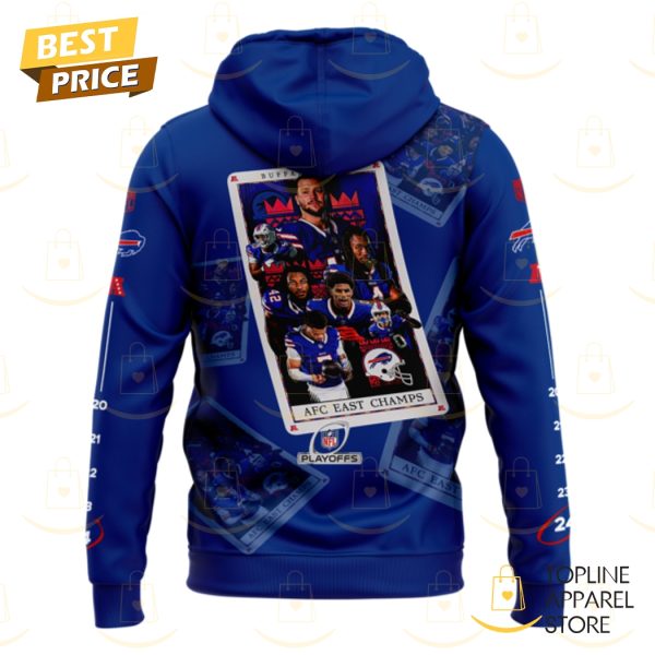 Buffalo Bills 2024-2025 AFC East Division Champions Hoodie - Blue - Image 3