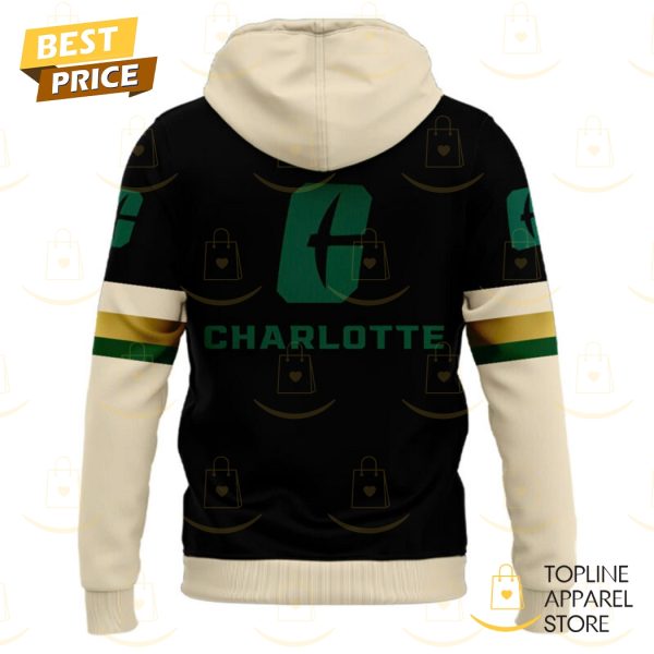 Charlotte 49ers Football Logo Design Hoodie - Image 3