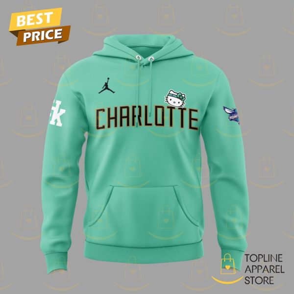 Charlotte Hornets Basketball x Hello Kitty Hoodie - Image 2