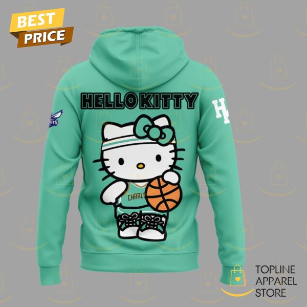 Charlotte Hornets Basketball x Hello Kitty Hoodie - Image 3