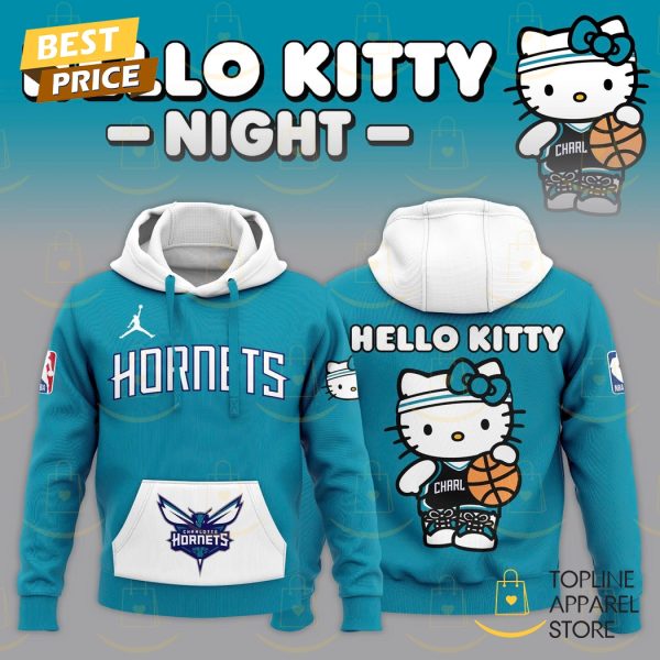 Charlotte Hornets x Hello Kitty Hoodie - Blue