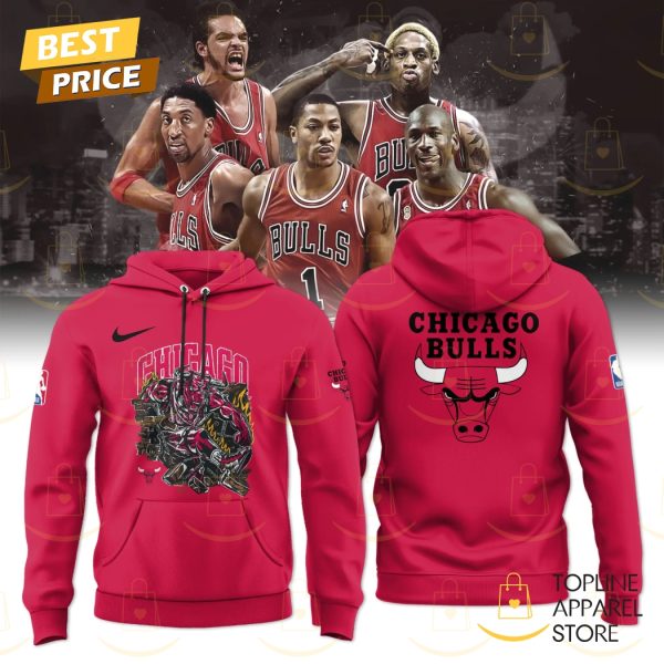 Chicago Bulls x Warren Lotas Design Hoodie - Red