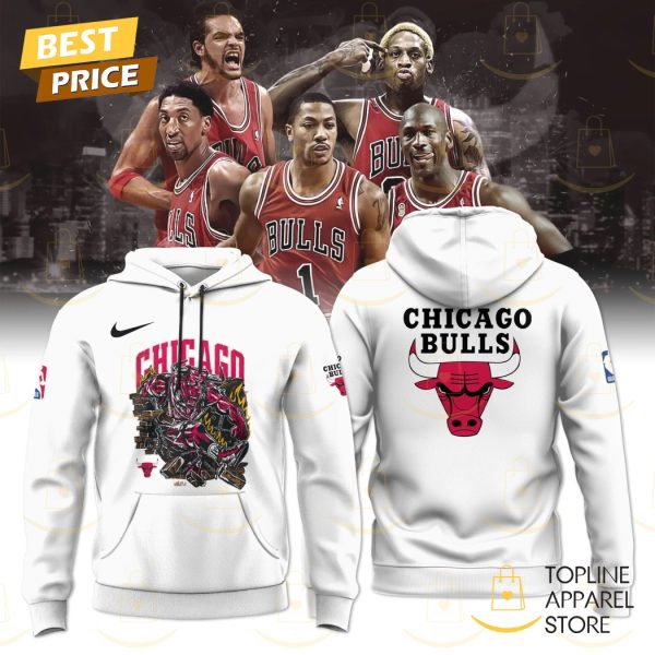 Chicago Bulls x Warren Lotas Design Hoodie - White