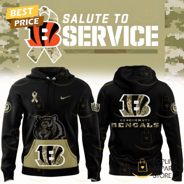 Cincinnati Bengals 2024-2025 Salute To Service Hoodie