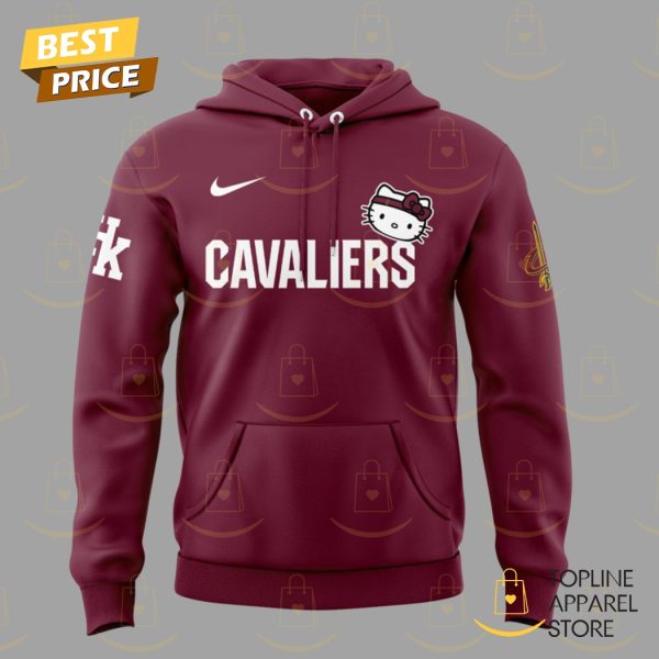 Cleveland Cavaliers Basketball x Hello Kitty Night Hoodie - Image 2