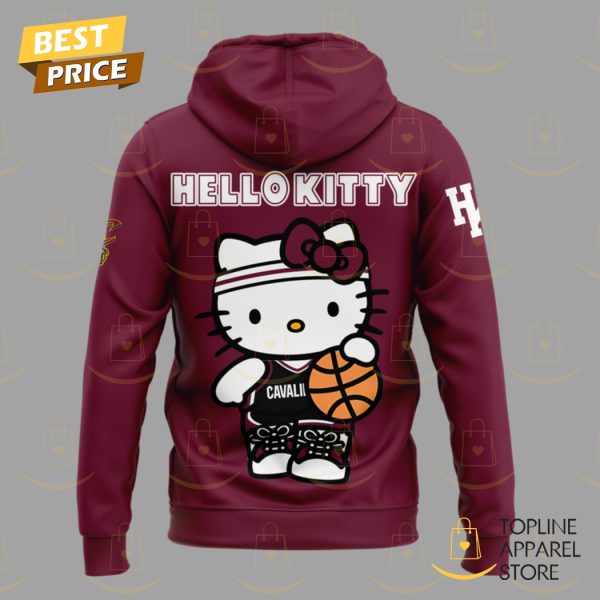 Cleveland Cavaliers Basketball x Hello Kitty Night Hoodie - Image 3