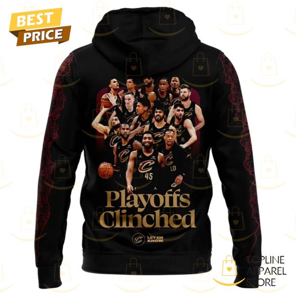 Cleveland Cavaliers PlayOffs Clinched 2025 Hoodie - Image 3