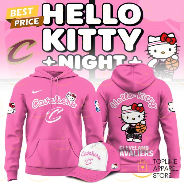 Cleveland Cavaliers x Hello Kitty Night 2025 Hoodie - Pink