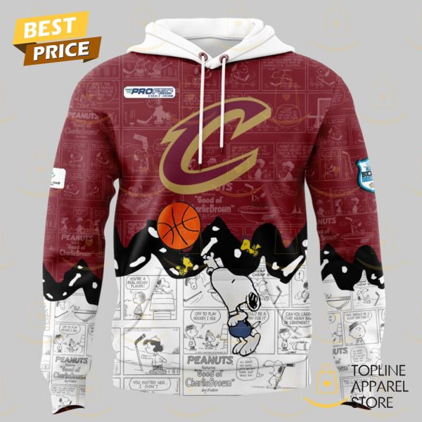 Cleveland Cavaliers x Peanuts 75th Anniversary Hoodie - Image 2