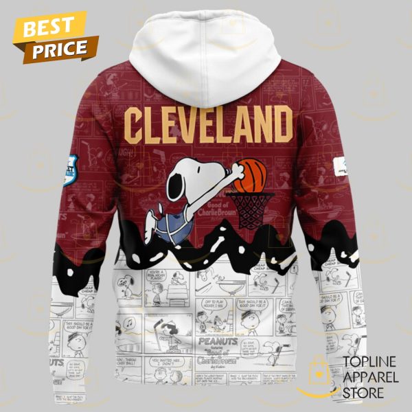 Cleveland Cavaliers x Peanuts 75th Anniversary Hoodie - Image 3