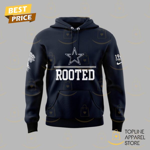 Dallas Cowboys Rooted 1963 Logo Design Hoodie - Image 2