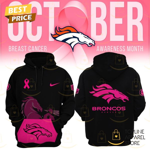 Denver Broncos 2024-2025 Crucial Catch Waffle Hoodie - Pink