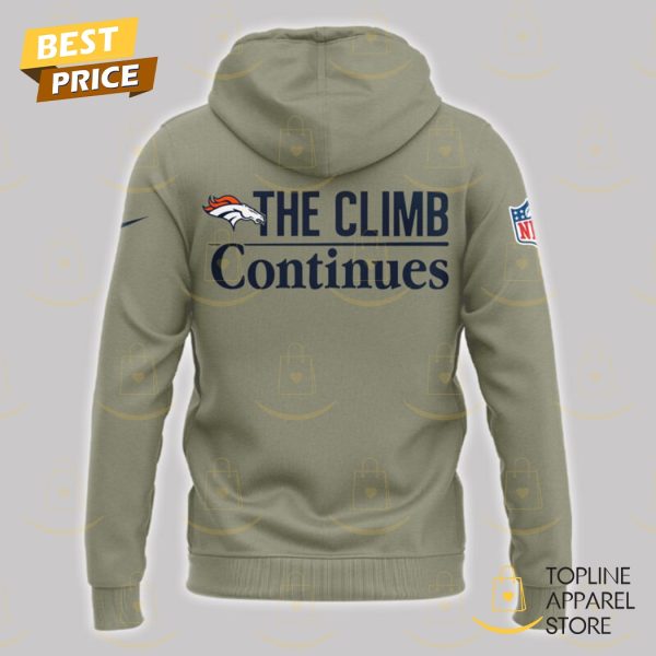 Denver Broncos Football The Climb Continues Hoodie - Image 3